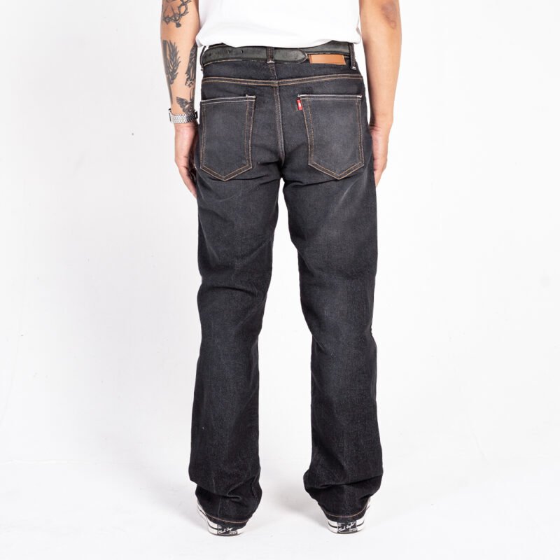 Rockmaker Celana Denim Regular Loose Fit Spike Black