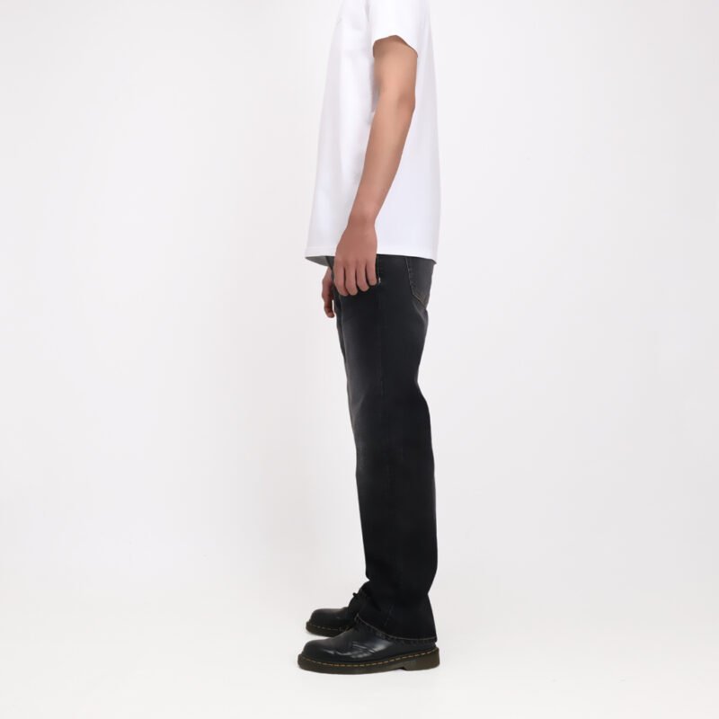 Rockmaker Celana Denim Regular Loose Fit Spike Black