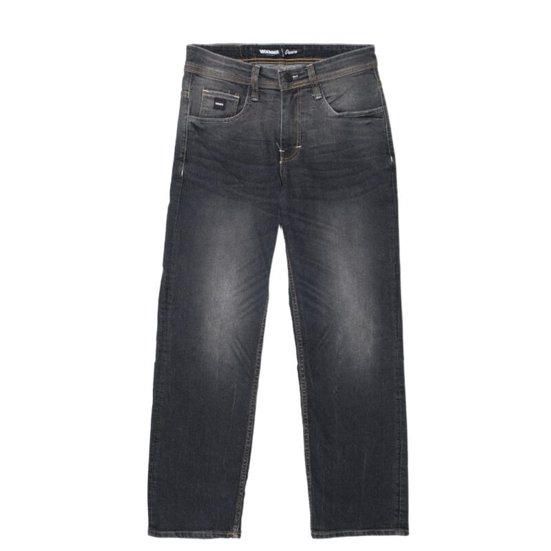 Rockmaker Celana Denim Regular Loose Fit Spike Black