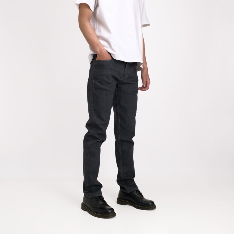 Rockmaker Celana Denim Slim Fit Selvedge Accent Graphite Grey