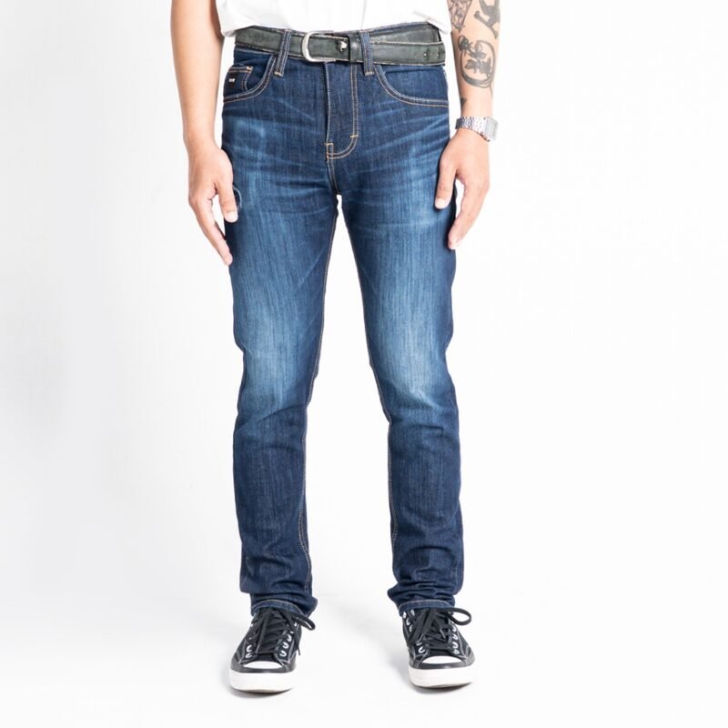 Rockmaker Celana Denim Slim Fit Selvedge Accent Iron Blue