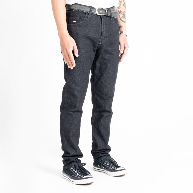 ROCKMAKER CELANA DENIM SLIM FIT SELVEDGE ACCENT Z BLACK