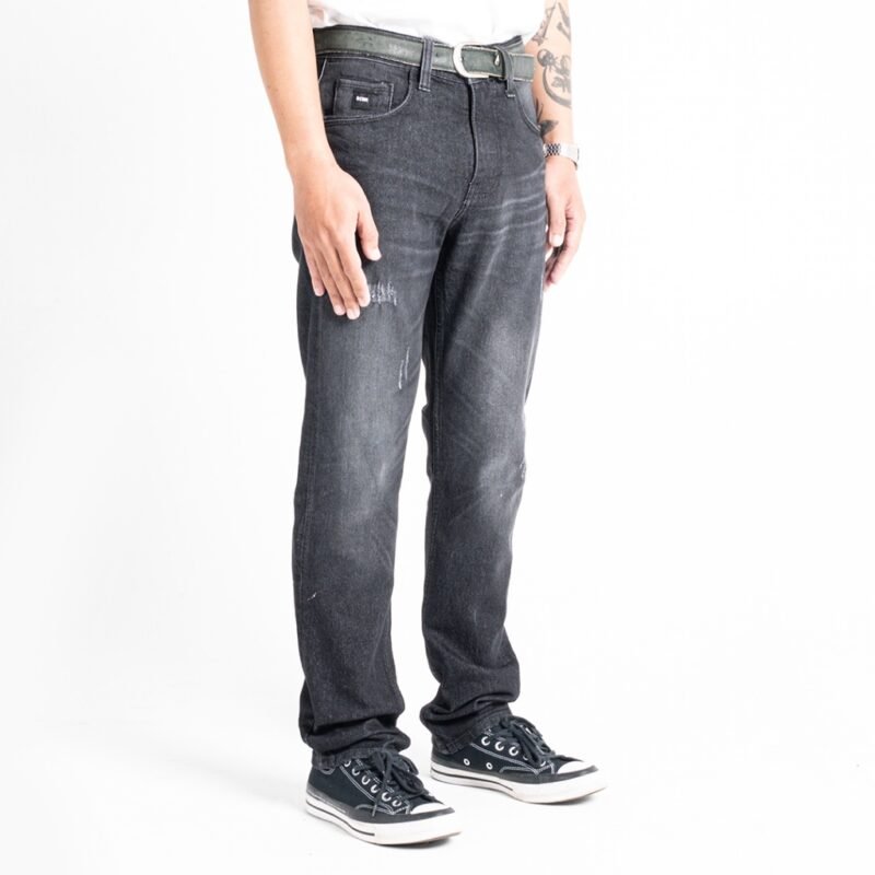 ROCKMAKER CELANA DENIM SLIM FIT SELVEDGE ACCENT SPACE BLACK