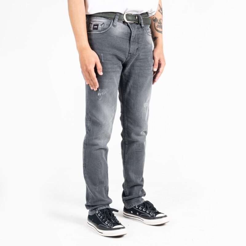 ROCKMAKER CELANA DENIM SLIM FIT SELVEDGE ACCENT SMURF GREY