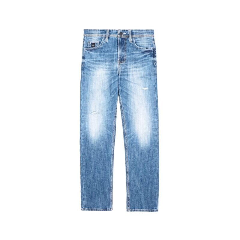 Rockmaker Celana Denim Slim Fit Selvedge Accent Tuft Blue