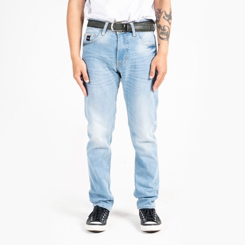 ROCKMAKER CELANA DENIM SLIM FIT SELVEDGE ACCENT PACIFIC BLUE
