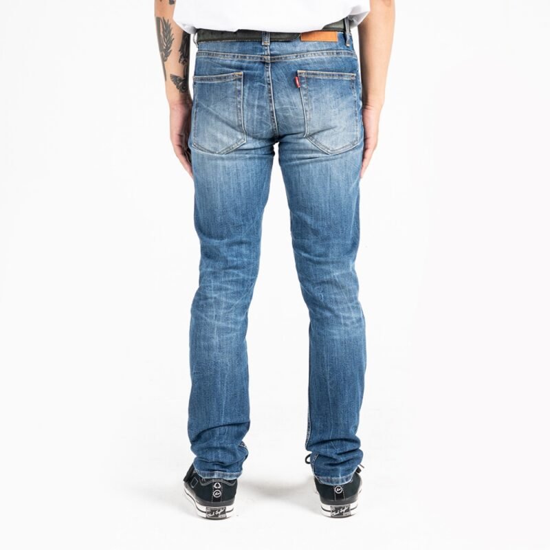 Rockmaker Celana Denim Slim Fit Selvedge Accent Porta Blue