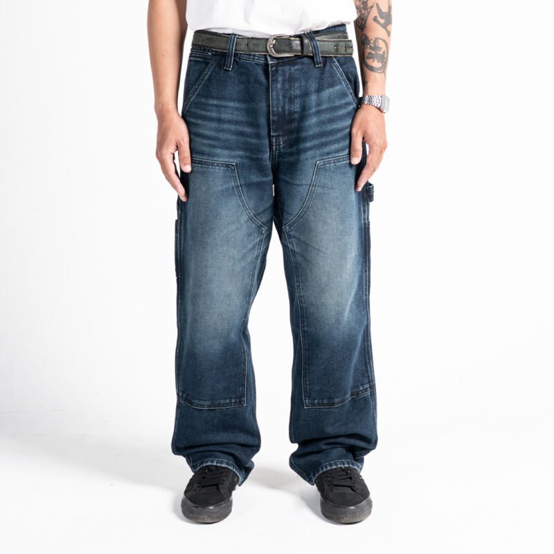 Rockmaker Celana Denim Double Knee Marine Blue