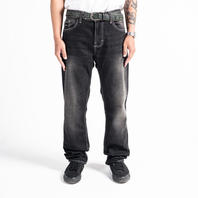 Rockmaker Celana Denim Slim Fit Selvedge Accent Alpine Black