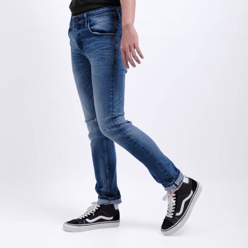 Rockmaker Celana Denim Slim Fit Selvedge Accent Miami Blue